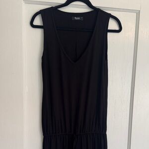 Michael Lauren Black V-Neck Jumpsuit